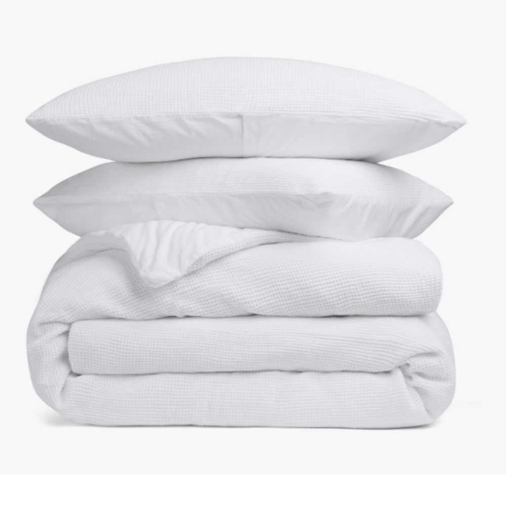 Parachute Waffle Duvet & (2) Shams